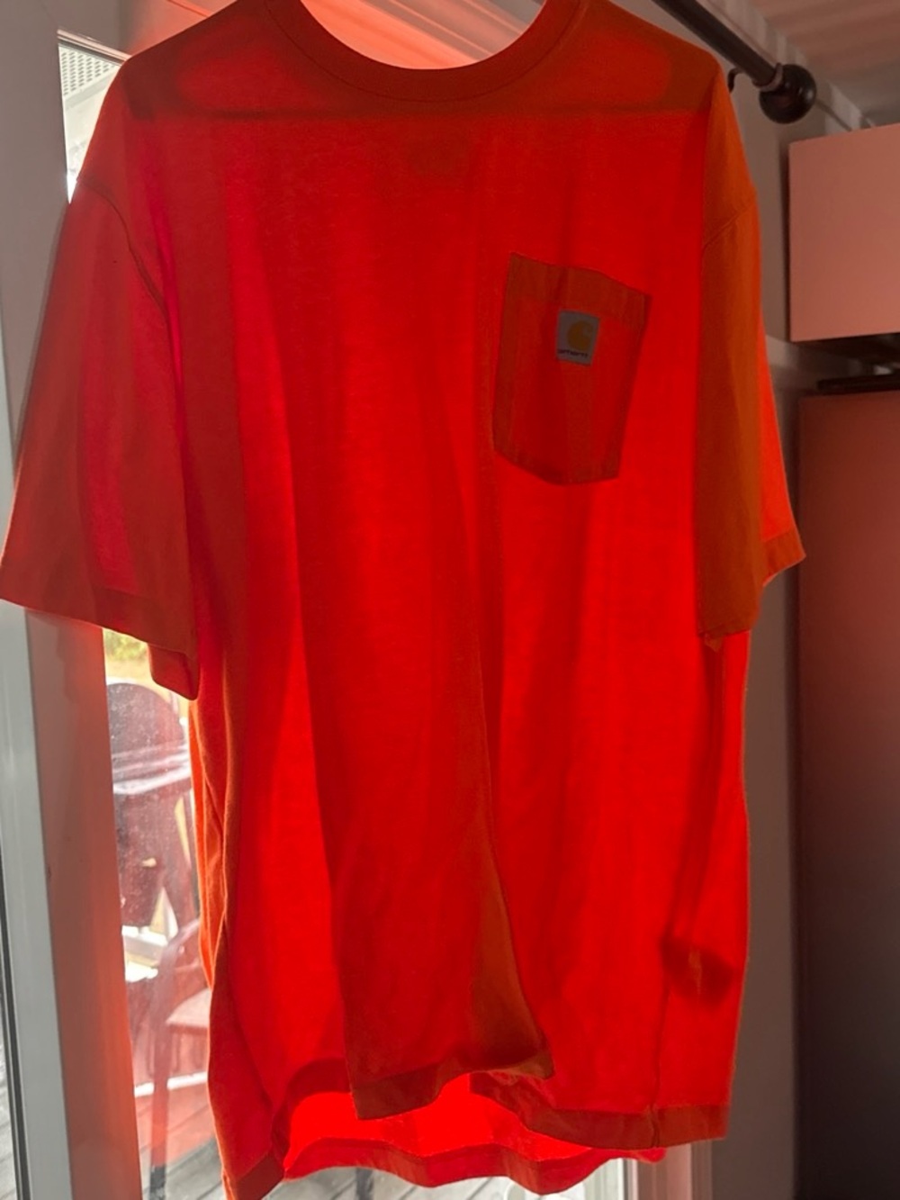 Carhartt Men’s High-Vis Orange Pocket Tee